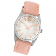 Oozoo Damen Armbanduhr Timepieces Analog Leder pink UOC10189