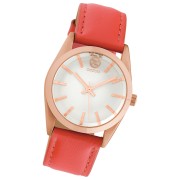 Oozoo Damen Armbanduhr Timepieces Analog Leder rot UOC10190