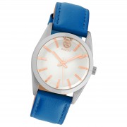 Oozoo Damen Armbanduhr Timepieces Analog Leder blau UOC10191
