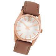 Oozoo Damen Armbanduhr Timepieces Analog Leder braun UOC10192