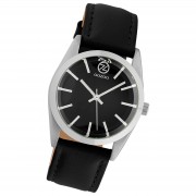 Oozoo Damen Armbanduhr Timepieces Analog Leder schwarz UOC10193