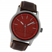 Oozoo Damen Armbanduhr Timepieces Analog Leder braun UOC10306