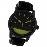 Oozoo Damen Armbanduhr Timepieces Analog Leder schwarz UOC10309