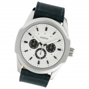 Oozoo Damen Armbanduhr Timepieces Analog Leder schwarz UOC10317