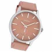Oozoo Damen Armbanduhr Timepieces Analog Leder rosa UOC10331