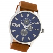 Oozoo Unisex Armbanduhr Timepieces Analog Leder braun UOC10346