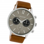 Oozoo Unisex Armbanduhr Timepieces Analog Leder braun UOC10357