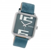Oozoo Damen Armbanduhr Timepieces Analog Leder blau UOC10361