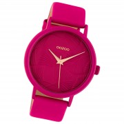 Oozoo Damen Armbanduhr Timepieces Analog Leder pink UOC10399