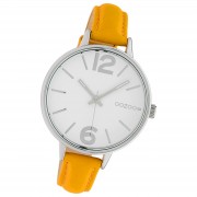 Oozoo Damen Armbanduhr Timepieces Analog Leder gelb UOC10455