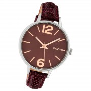 Oozoo Damen Armbanduhr Timepieces Analog Leder braun UOC10457