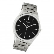 Oozoo Herren Damen Armbanduhr Timepieces C10521 Analog Edelstahl silber UOC10521