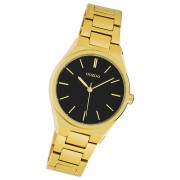 Oozoo Unisex Armbanduhr Timepieces Analog Metall gold UOC10528
