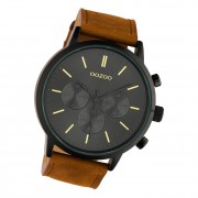Oozoo Herren Armbanduhr Timepieces C10543 Analog Leder braun UOC10543