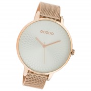 Oozoo Unisex Armbanduhr Timepieces Analog Metall rosegold UOC10552