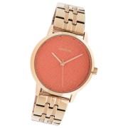 Oozoo Unisex Armbanduhr Timepieces Analog Metall rosegold UOC10559