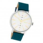 Oozoo Damen Armbanduhr Timepieces C10587 Analog Leder blau UOC10587