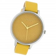 Oozoo Damen Armbanduhr Timepieces Analog Leder gelb UOC10590