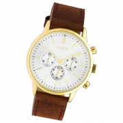 Oozoo Damen Armbanduhr Timepieces Analog Leder braun UOC10597