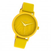 Oozoo Damen Armbanduhr Timepieces C10602 Analog Leder gelb UOC10602