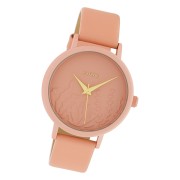 Oozoo Damen Armbanduhr Timepieces C10604 Analog Leder orange UOC10604