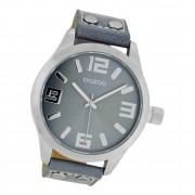 Oozoo Damen Armbanduhr Timepieces C1060 Analog Leder grau UOC1060A
