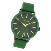 Oozoo Damen Armbanduhr Timepieces C10616 Analog Leder grün UOC10616