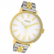 Oozoo Damen Armbanduhr Timepieces Analog Metall silber gold UOC10621