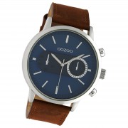 Oozoo Unisex Armbanduhr Timepieces Analog Leder braun UOC10670