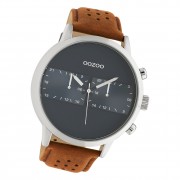 Oozoo Herren Armbanduhr Timepieces C10673 Analog Leder braun UOC10673
