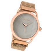 Oozoo Damen Armbanduhr Timepieces Analog Metall rosegold UOC10698