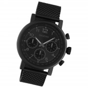 Oozoo Unisex Armbanduhr Timepieces Analog Metall schwarz UOC10704