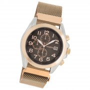 Oozoo Damen Armbanduhr Timepieces Analog Metall rosegold UOC10731