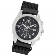 Oozoo Damen Armbanduhr Timepieces Analog Metall schwarz UOC10732