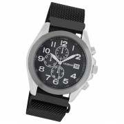 Oozoo Damen Armbanduhr Timepieces Analog Metall schwarz UOC10733