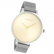 Oozoo Damen Armbanduhr Timepieces Analog Metall silber UOC10862