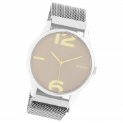 Oozoo Damen Armbanduhr Timepieces Analog Metall silber UOC10865