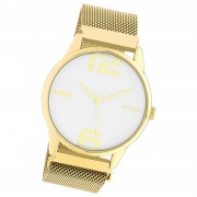 Oozoo Damen Armbanduhr Timepieces Analog Metall gold UOC10867