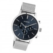 Oozoo Unisex Armbanduhr Timepieces C10911 Analog Edelstahl silber UOC10911
