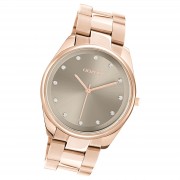 Oozoo Damen Armbanduhr Timepieces C10963 Analog Edelstahl roségold UOC10963