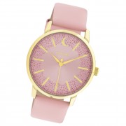 Oozoo Damen Armbanduhr Timepieces C11042 Analog Leder pink UOC11042