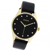 Oozoo Damen Armbanduhr Timepieces C11049 Analog Leder schwarz UOC11049