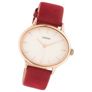 Oozoo Damen Armbanduhr Timepieces C11053 Analog Leder rot UOC11053