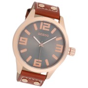 Oozoo Damen Armbanduhr Timepieces Analog Leder braun UOC1106A