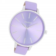 Oozoo Damen Armbanduhr Timepieces Analog Leder lila UOC11072