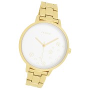 Oozoo Damen Armbanduhr Timepieces Analog Edelstahl gold UOC11122