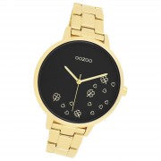 Oozoo Damen Armbanduhr Timepieces Analog Edelstahl gold UOC11124
