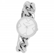 Oozoo Damen Armbanduhr Timepieces Analog Edelstahl silber UOC11125