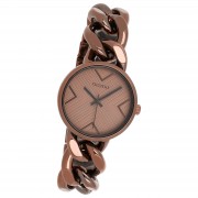 Oozoo Damen Armbanduhr Timepieces Analog Edelstahl bronze UOC11129