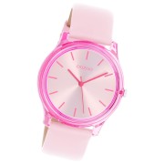 Oozoo Damen Armbanduhr Timepieces Analog Leder pink UOC11138